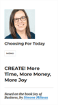 Mobile Screenshot of choosingfortoday.com